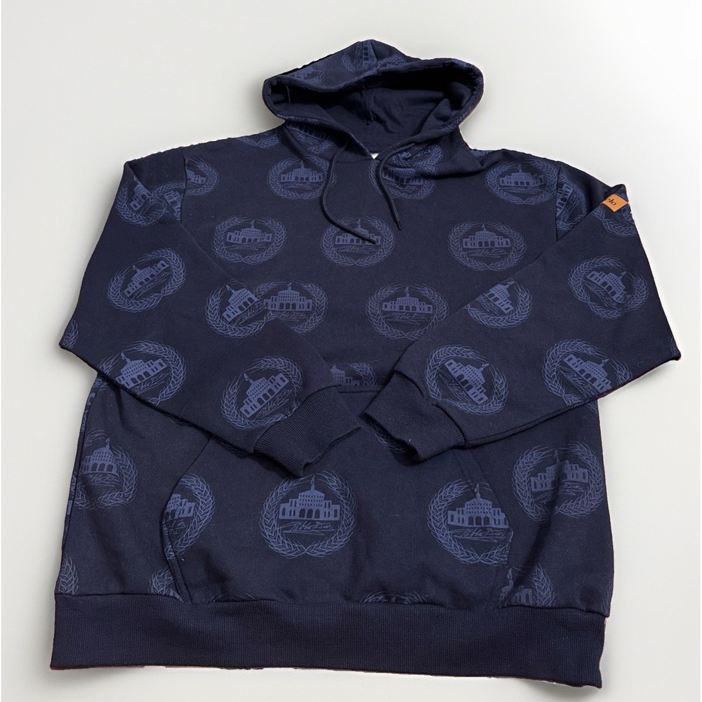 Cerveza Modelo Pablo Dier Hoodie Pullover Size Large Blue Black Printed